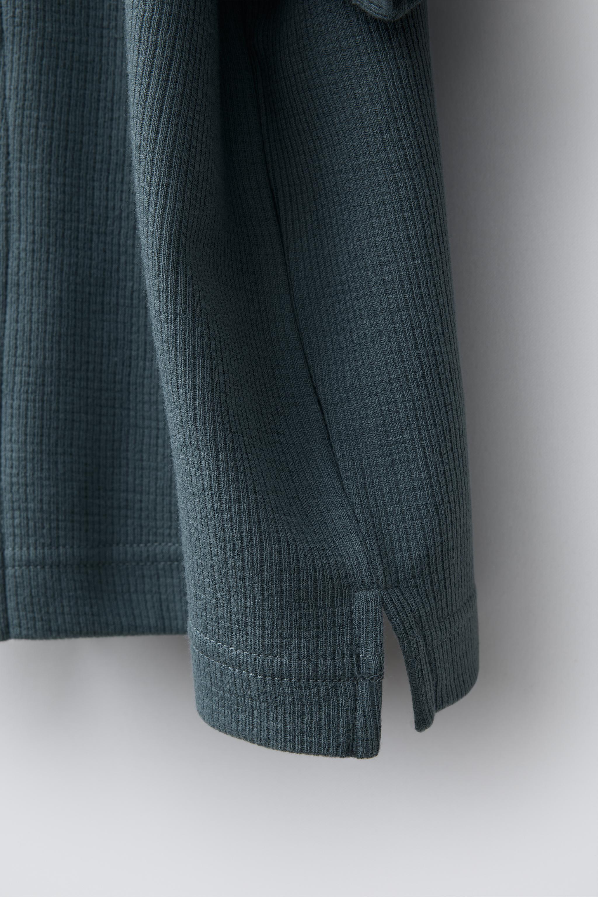 CHEMISE EN MAILLE À TEXTURE